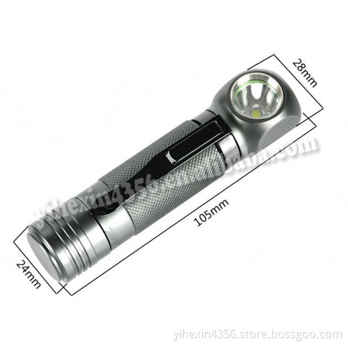 2017 Hot Sale Aluminum Alloy Removable Super Bright LED Headlamp/flashlight